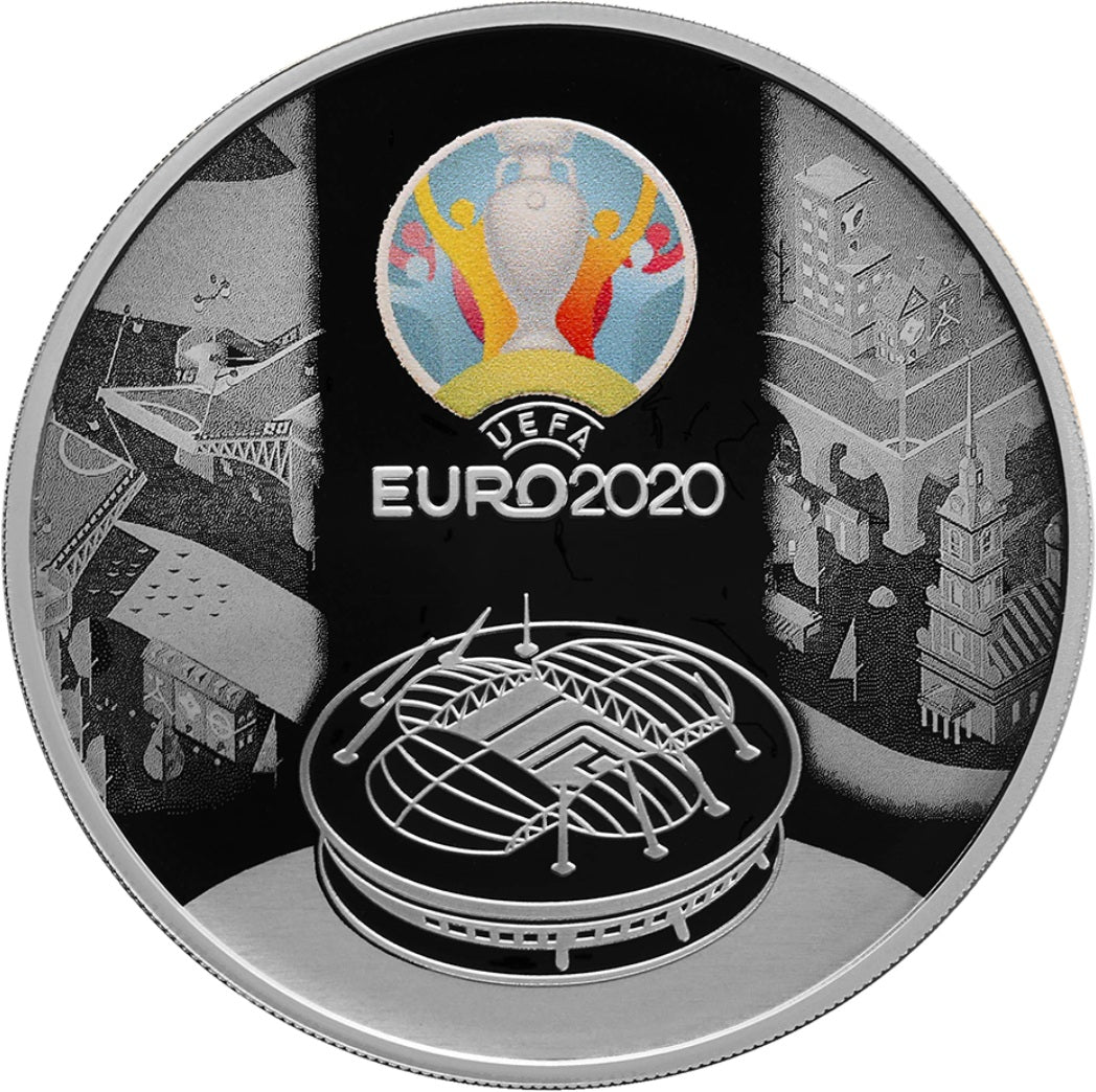 [PRE-ORDER] 2021 3 rubles UEFA EURO 2020 1oz Silver
