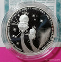 2022 3 Rubles The First Group Spaceflight 1oz Silver coin Russia
