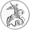 [PRE-ORDER] 2025 3 rubles Saint George the Victorious Silver coin 1oz Russia